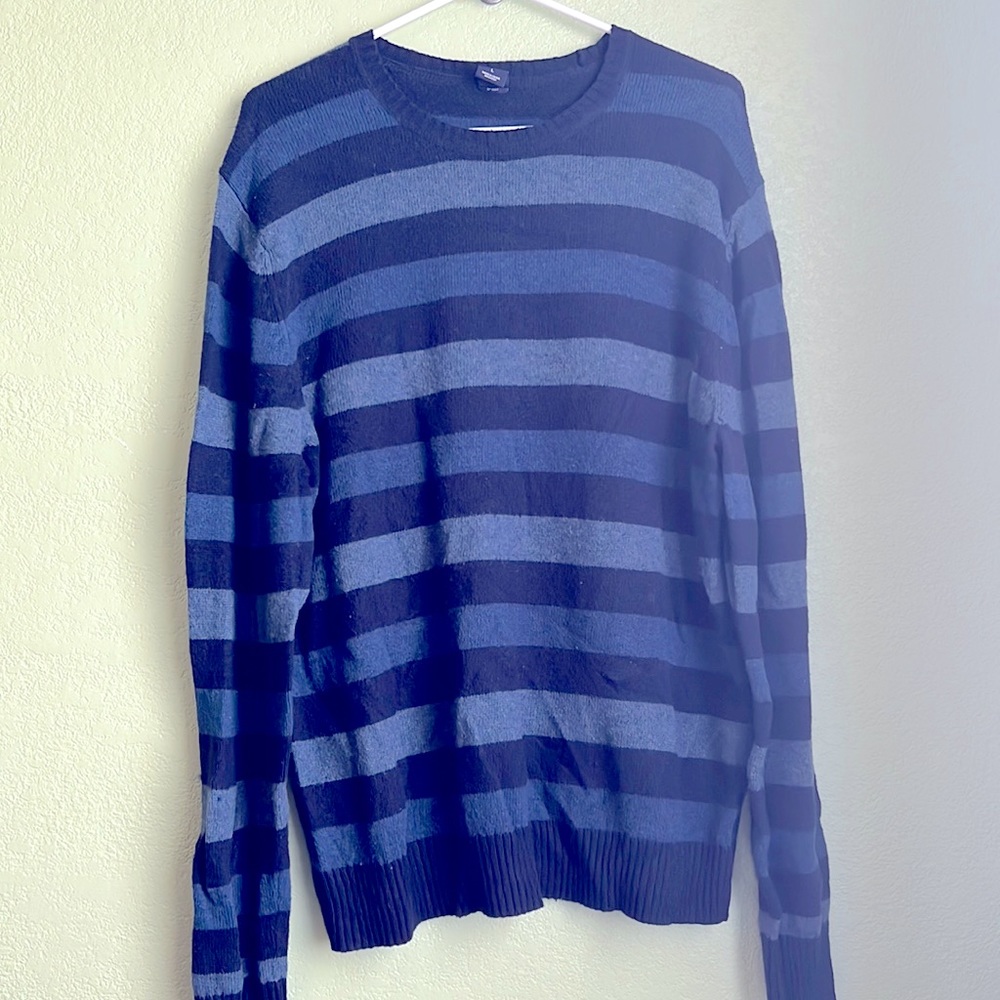 Blue, long sleeve shirt